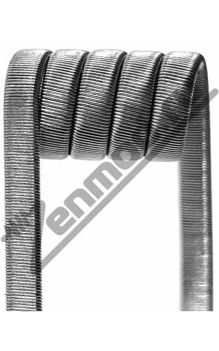 Спираль Quad Fused Clapton SS316L 0.3мм 0.2 Ом