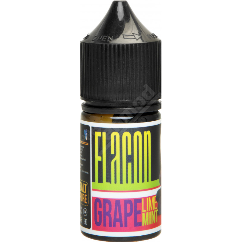 Фото и внешний вид — Flacon SALT - Grape Lime Mint 30мл