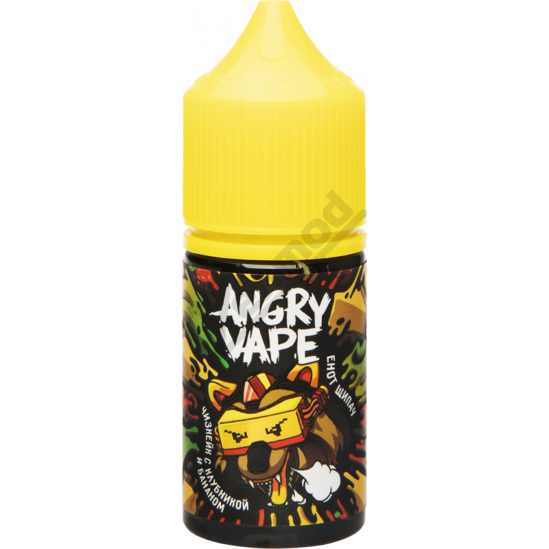 Фото и внешний вид — Angry Vape SALT - Енот Щипач 30мл