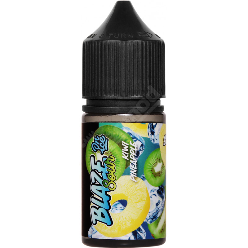 BLAZE SOUR ON ICE SALT - Kiwi Pineapple 30мл Фото и внешний вид — BLAZE SOUR ON ICE SALT - Kiwi Pineapple 30мл