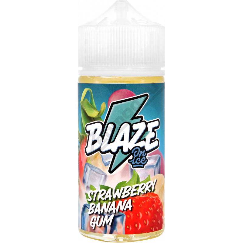 Фото и внешний вид — BLAZE ON ICE - Strawberry Banana Gum 100мл