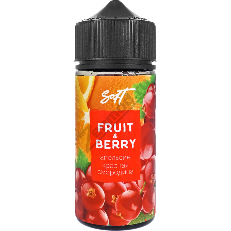 Fruit & Berry - Апельсин и красная смородина 100мл Фото и внешний вид — Fruit & Berry - Апельсин и красная смородина 100мл