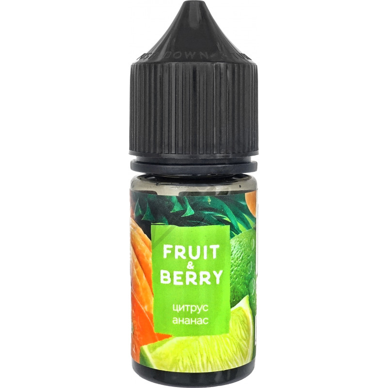 Фото и внешний вид — Fruit & Berry SALT - Цитрус и ананас 30мл
