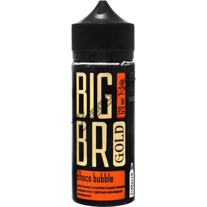 Фото и внешний вид — Big Bro GOLD - Choco Bubble 120мл