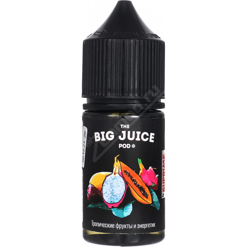 Фото и внешний вид — BIG JUICE POD SALT - Тропические фрукты и энергетик 30мл