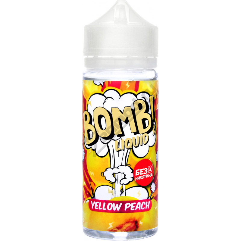 Фото и внешний вид — CC BOMB! LIQUID - Yellow Peach 120мл
