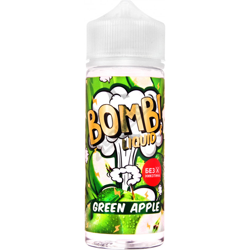 Фото и внешний вид — CC BOMB! LIQUID - Green Apple 120мл