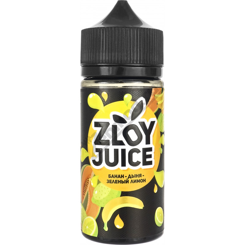 Фото и внешний вид — CC ZLOY JUICE - Банан, Дыня, Зеленый лимон 100мл