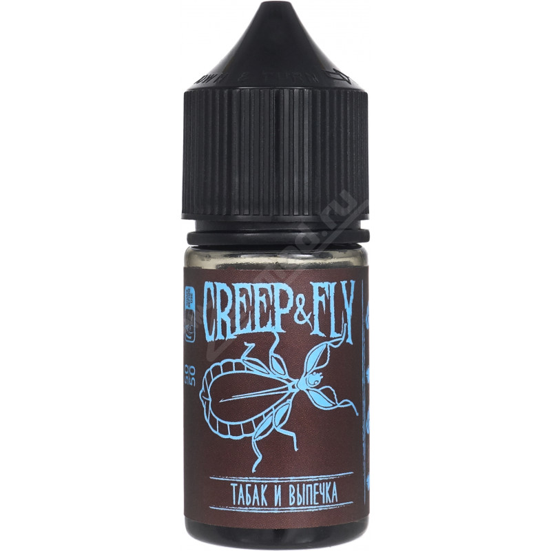 Фото и внешний вид — Creep & Fly Pod - Табак и выпечка 30мл