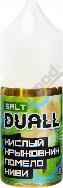 DUALL SALT - Кислый Крыжовник, Помело, Киви 30мл