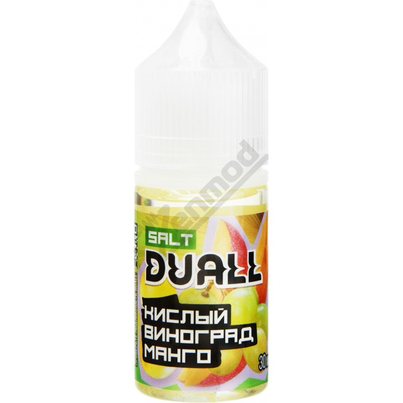 DUALL SALT - Кислый Виноград, Манго 30мл Фото и внешний вид — DUALL SALT - Кислый Виноград, Манго 30мл