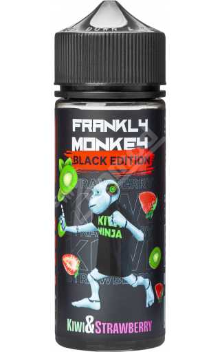 Frankly Monkey Black - Kiwi and Strawberry 120мл