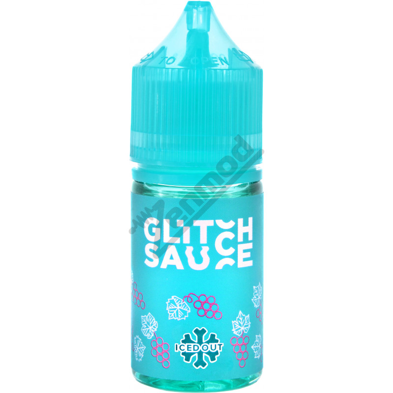 Фото и внешний вид — GLITCH SAUCE ICED OUT SALT - Grape King 30мл