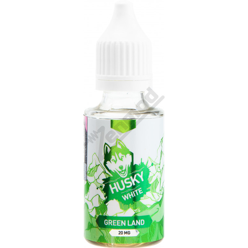 Фото и внешний вид — HUSKY White SALT - Green Land 30мл