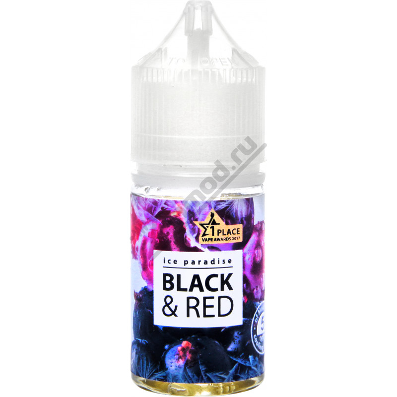 Фото и внешний вид — Ice Paradise Salt - Black and Red 30мл