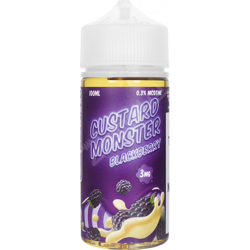 Фото и внешний вид — Custard Monster - Blackberry 100мл