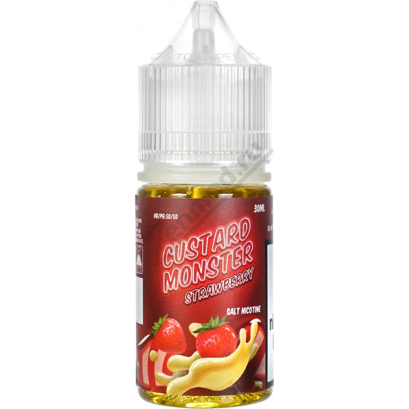 Фото и внешний вид — Custard Monster SALT - Strawberry 30мл