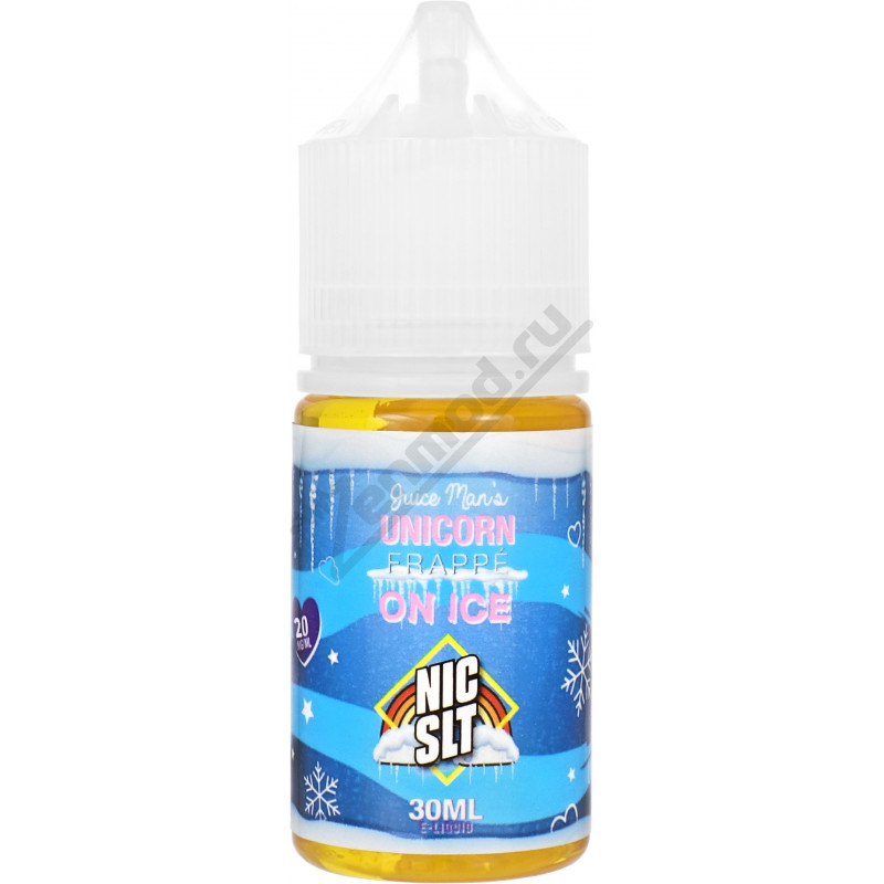 Juice Man SALT - Unicorn Frappe On Ice 30мл Фото и внешний вид — Juice Man SALT - Unicorn Frappe On Ice 30мл