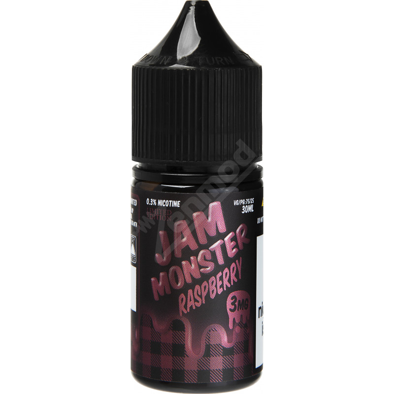 Фото и внешний вид — Jam Monster - Raspberry 30мл