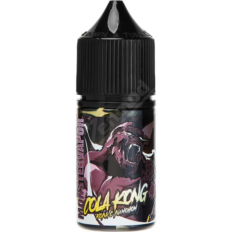 Фото и внешний вид — Monstervapor SALT - Cola Kong 30мл