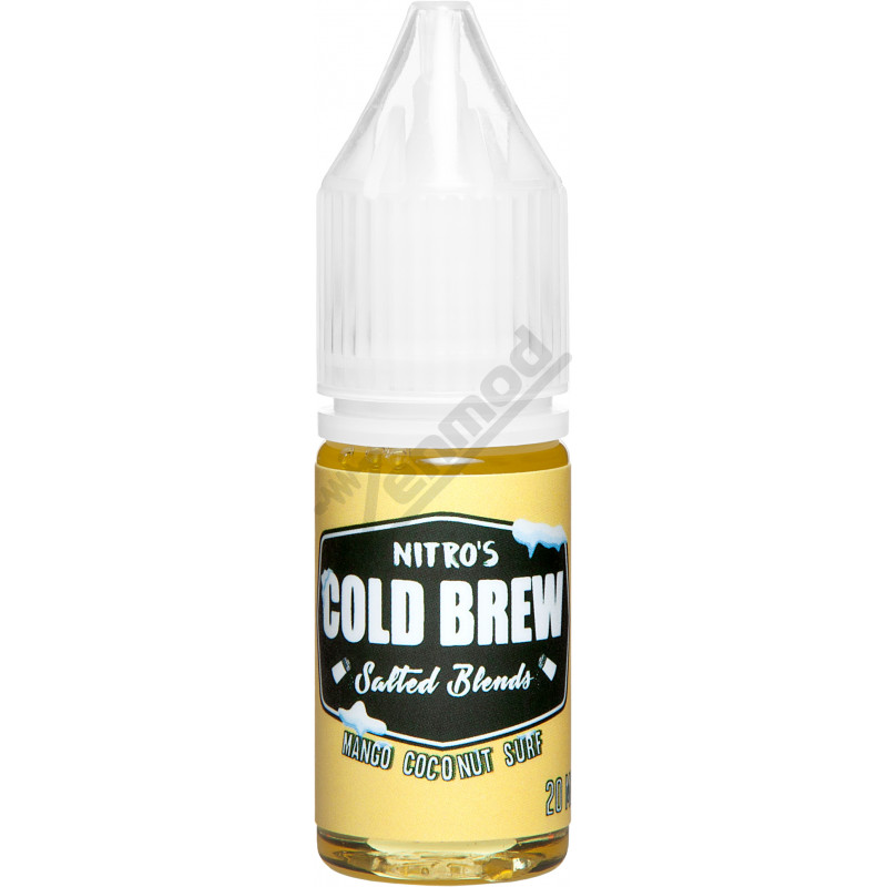 Фото и внешний вид — Nitro's Cold Brew Smoothies SALT - Mango Coconut Surf 10мл
