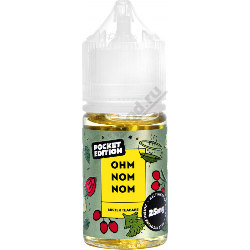Фото и внешний вид — OHM NOM NOM SALT - MISTER TEABABE 30мл