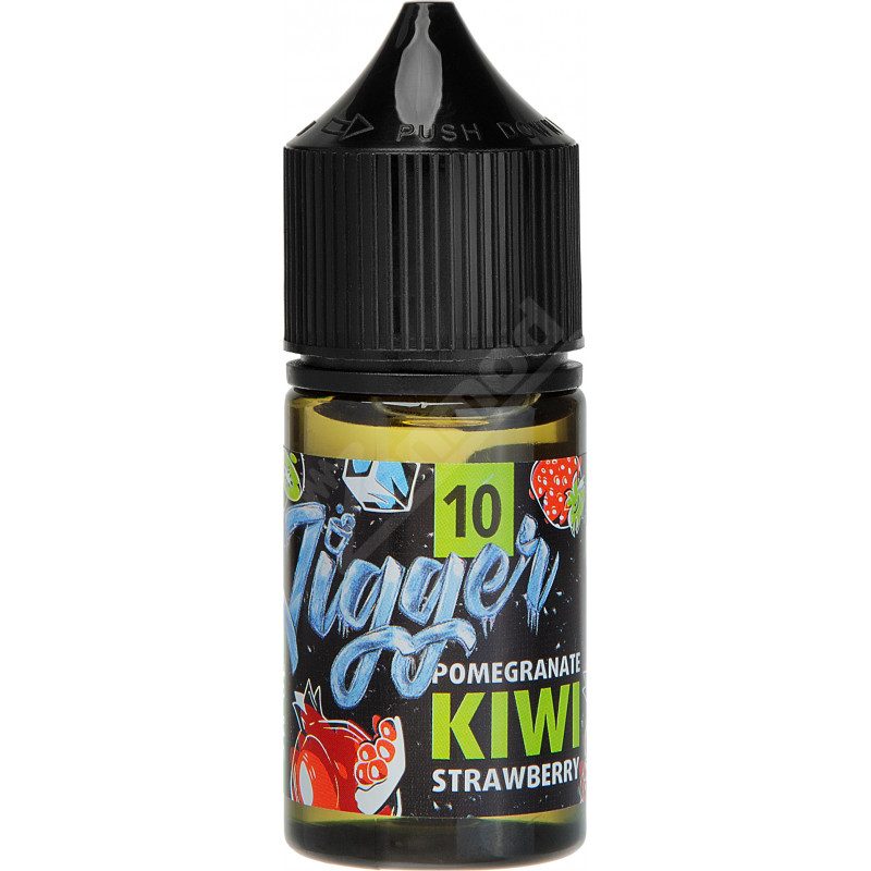 Фото и внешний вид — PANDA'S JIGGER SALT - №10 Pomegranate Kiwi Strawberry 30мл
