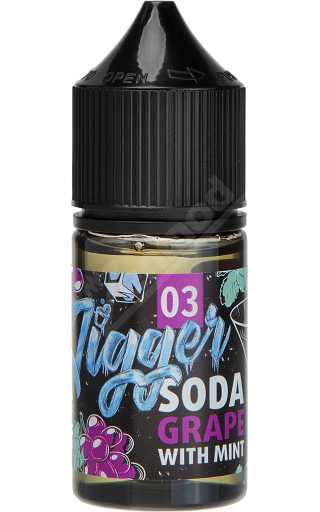 PANDA'S JIGGER SALT - №3 Soda Grape With Mint 30мл