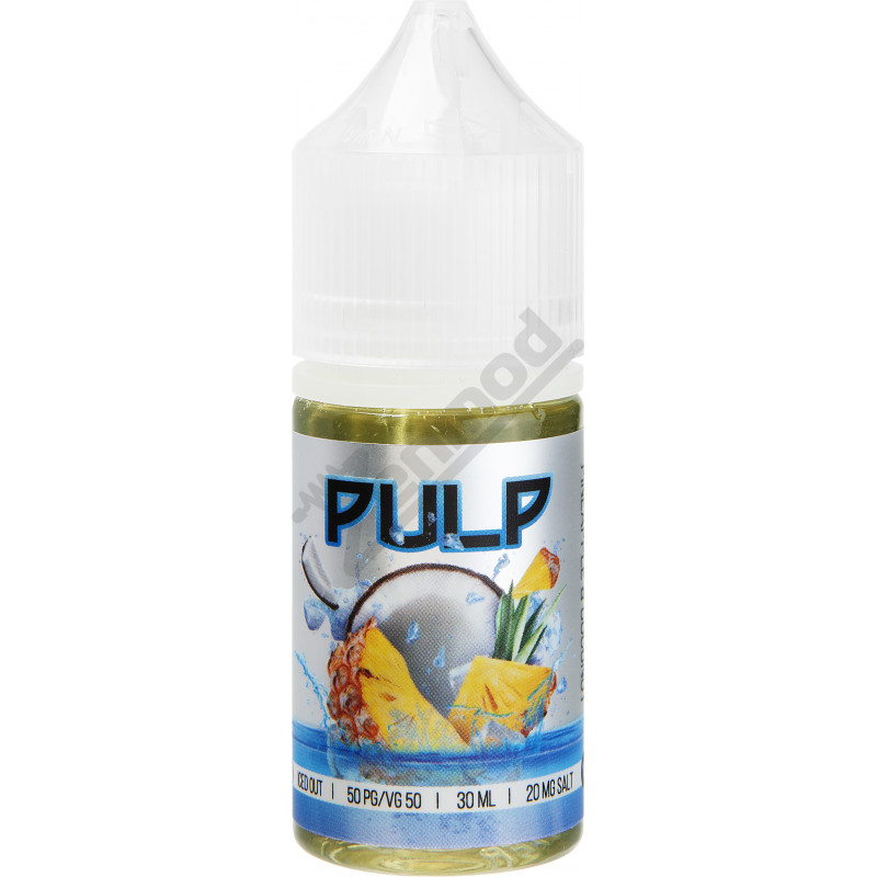 Фото и внешний вид — PULP ICED OUT SALT - Pineapple & Coconut 30мл