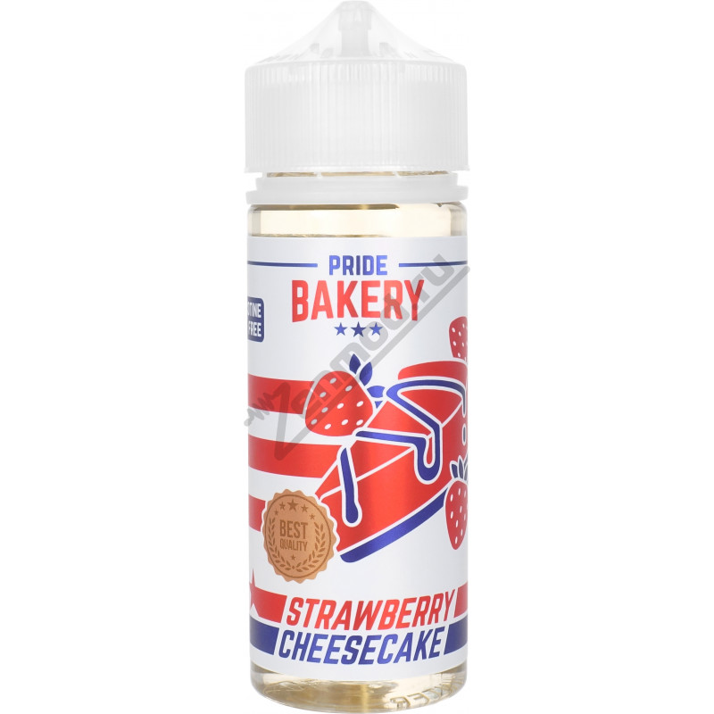 Фото и внешний вид — Pride Bakery - Strawberry Cheesecake 120мл