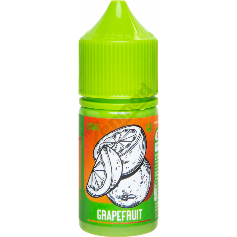 Фото и внешний вид — RELL Green SALT - Grapefruit 30мл