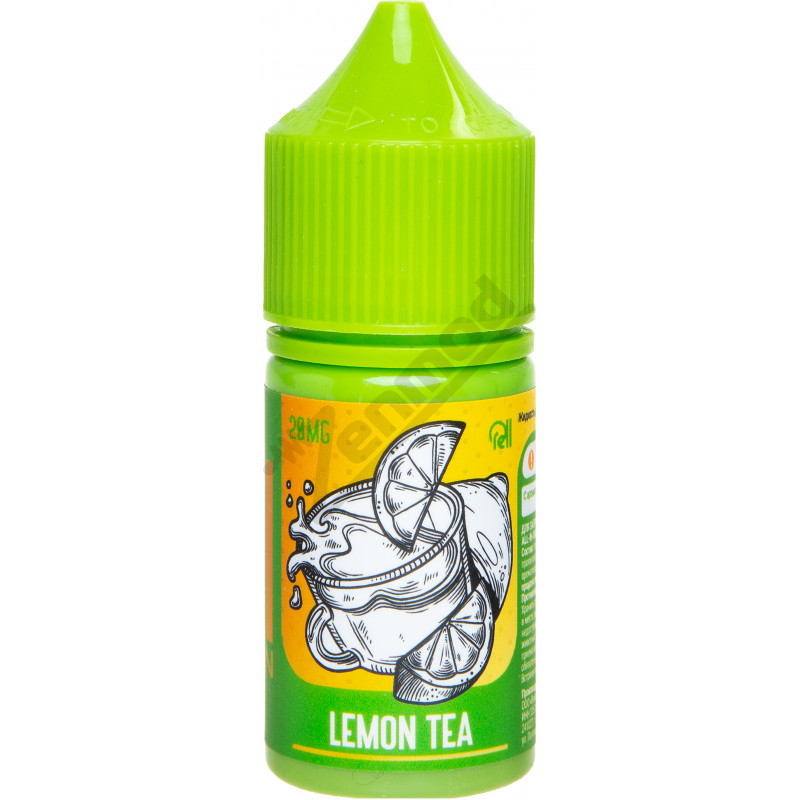 Фото и внешний вид — RELL Green SALT - Lemon Tea 30мл