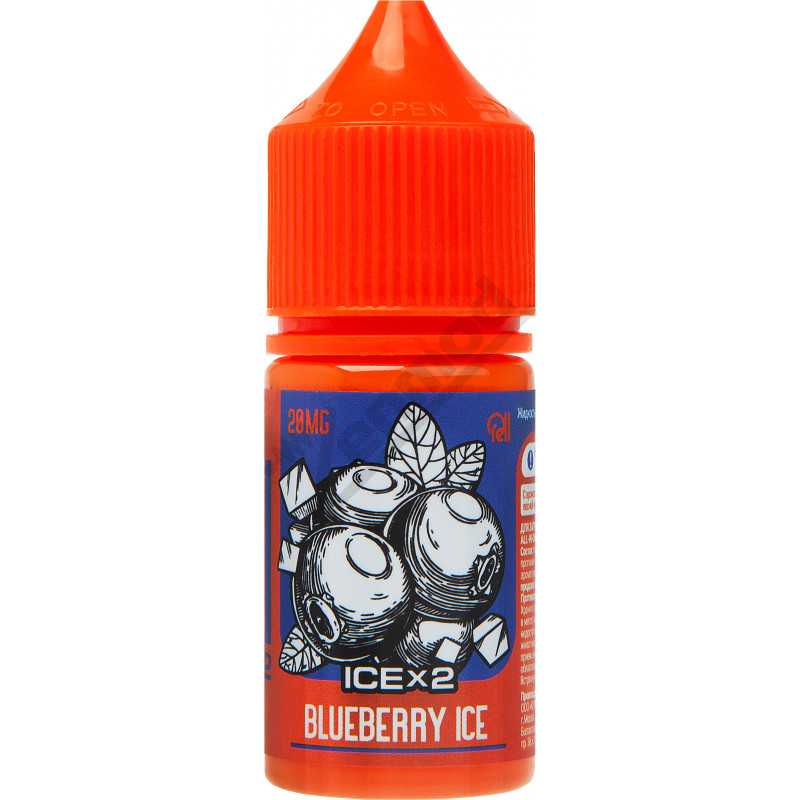 Фото и внешний вид — RELL Orange ICE X2 SALT - Blueberry Ice 30мл