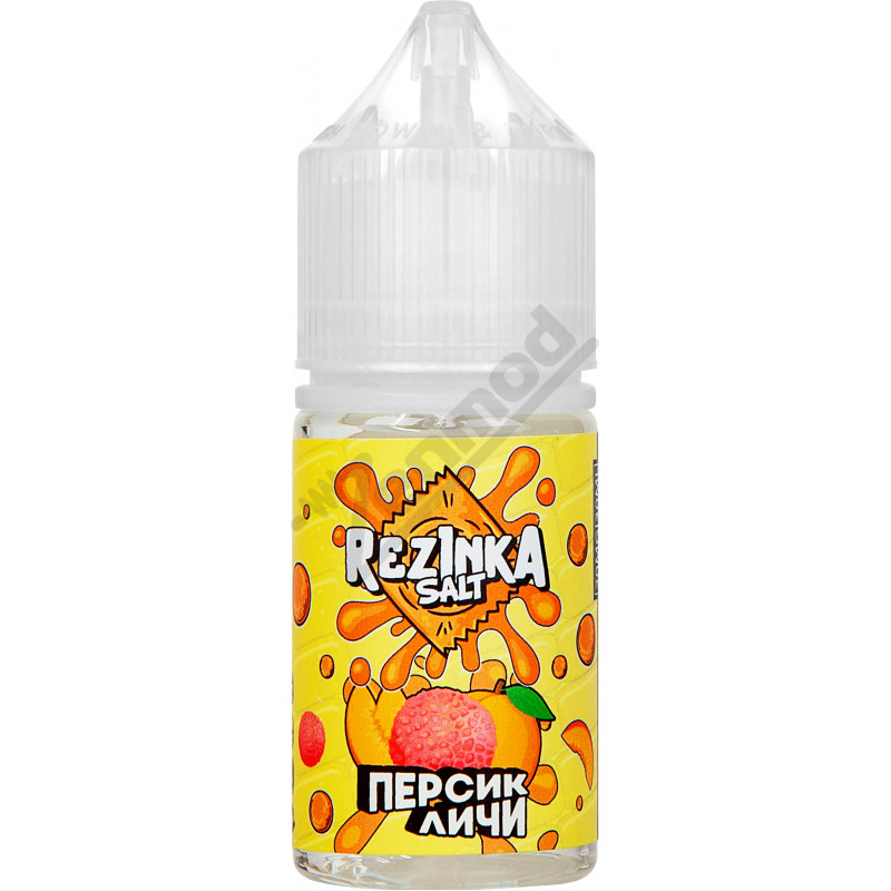 Фото и внешний вид — Rezinka SALT - Персик Личи 30мл