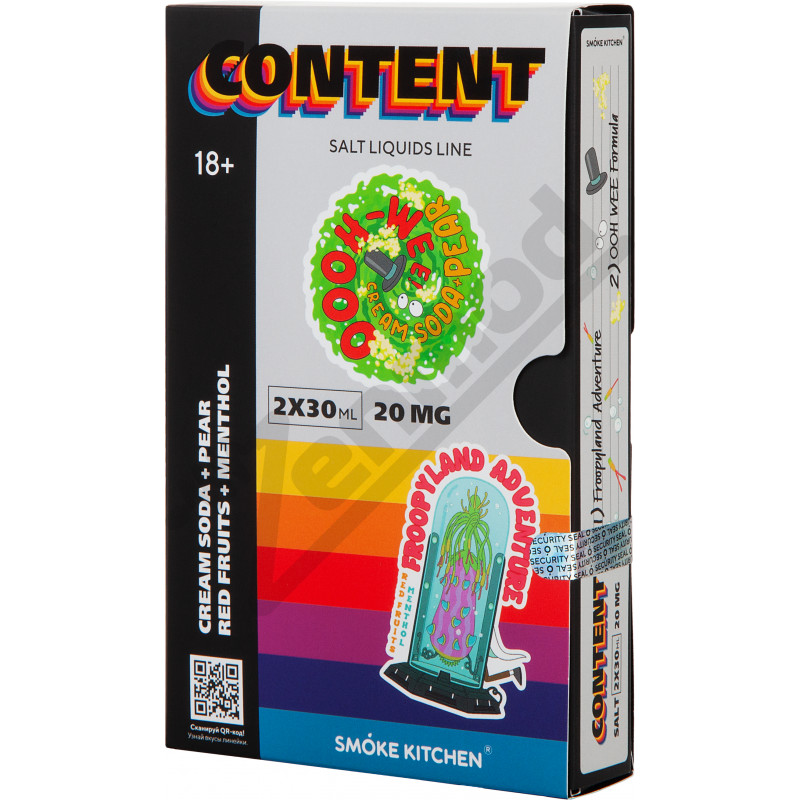Фото и внешний вид — SK CONTENT SALT - Froopyland Adventure! + Ooh Wee Formula 2x30мл