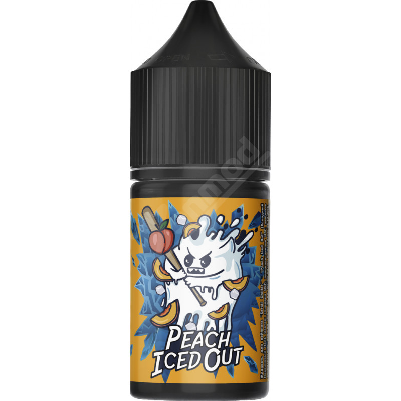Фото и внешний вид — Serial Chiller SALT - Peach Iced Out 30мл