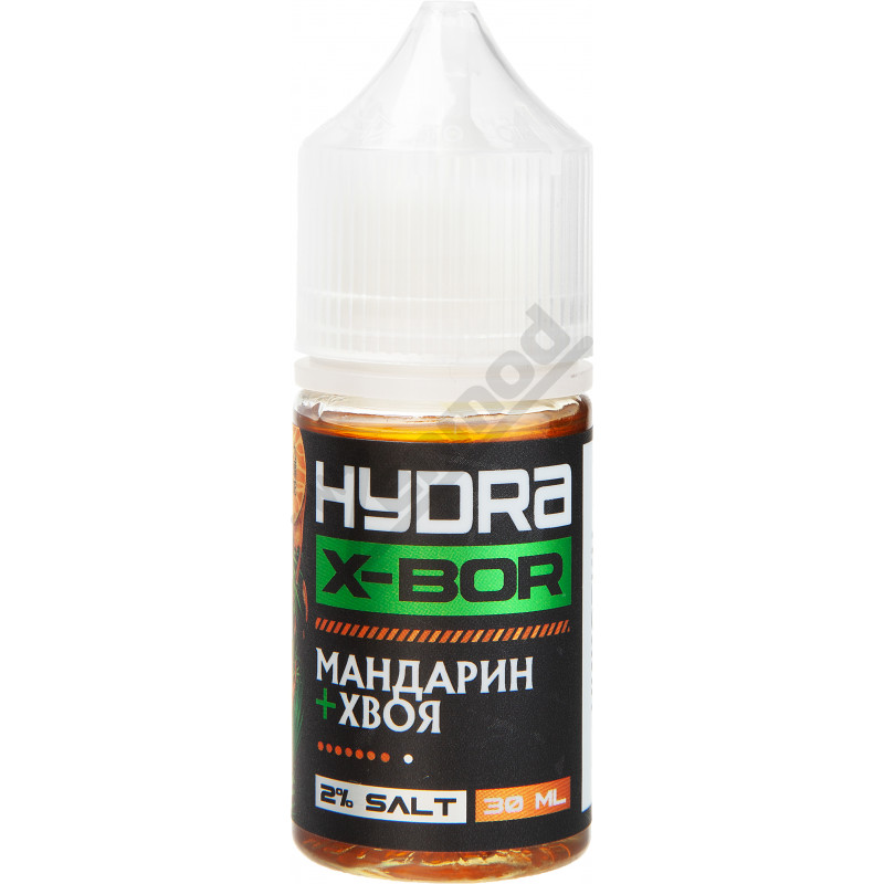 Фото и внешний вид — HYDRA X-BOR SALT - Мандарин Хвоя 30мл