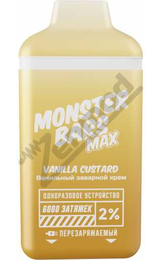 Monster Bars Max 6000 - Vanilla Custard