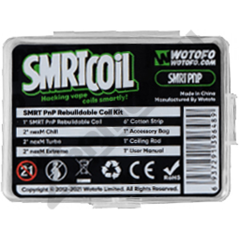 Фото и внешний вид — Набор аксессуаров Wotofo SMRT PnP Rebuildable Coil
