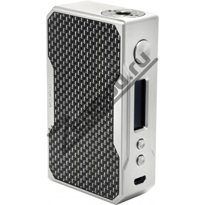 Фото и внешний вид — VooPoo DRAG 157W Silver Carbon
